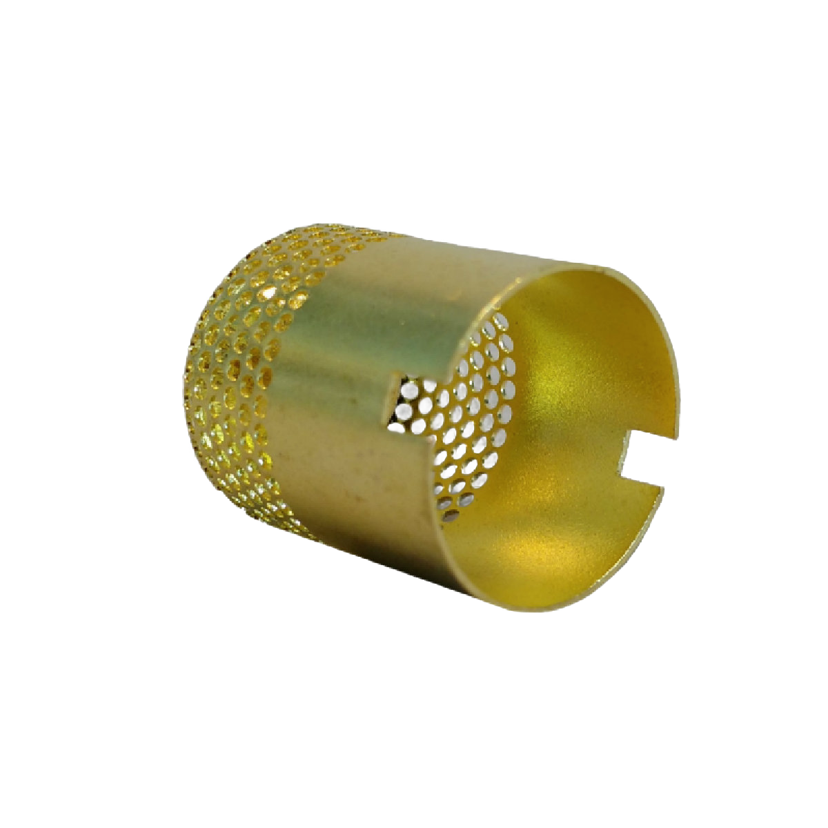 Brass flame spreader with perforated sides and notched rim, compatible with various Aladdin lamp models, featured in Lamps & Lighting, Parts and Accessories, and Best Sellers collections.