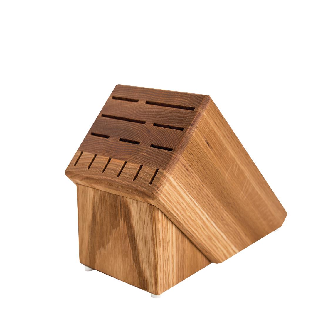 Rada Essential Oak Block Knife Set with Aluminum Handles