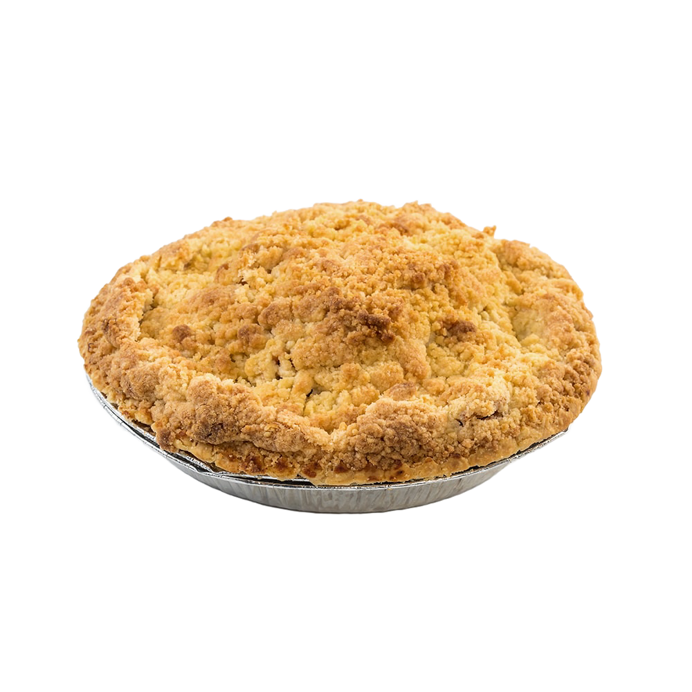 Hearty brown bag apple pie with a golden crumb topping, handcrafted in USA Amish country, ideal for Kitchen & Food, Snacks and Sweets, Pantry, and Best Sellers collections.