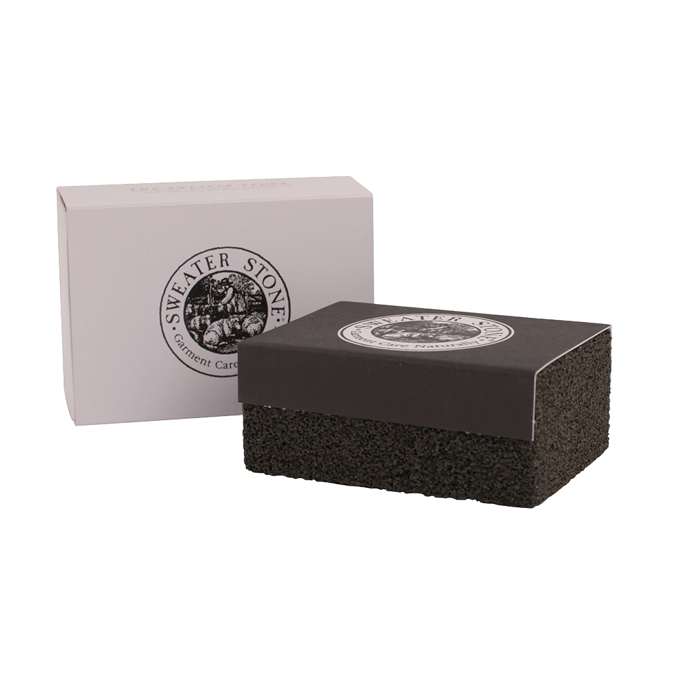 Sweater stone pumice block for garment care, natural fiber pill remover designed to refresh clothing, ideal for Health & Wellness, Clothing and Accessories, USA Made, and Best Sellers collections.