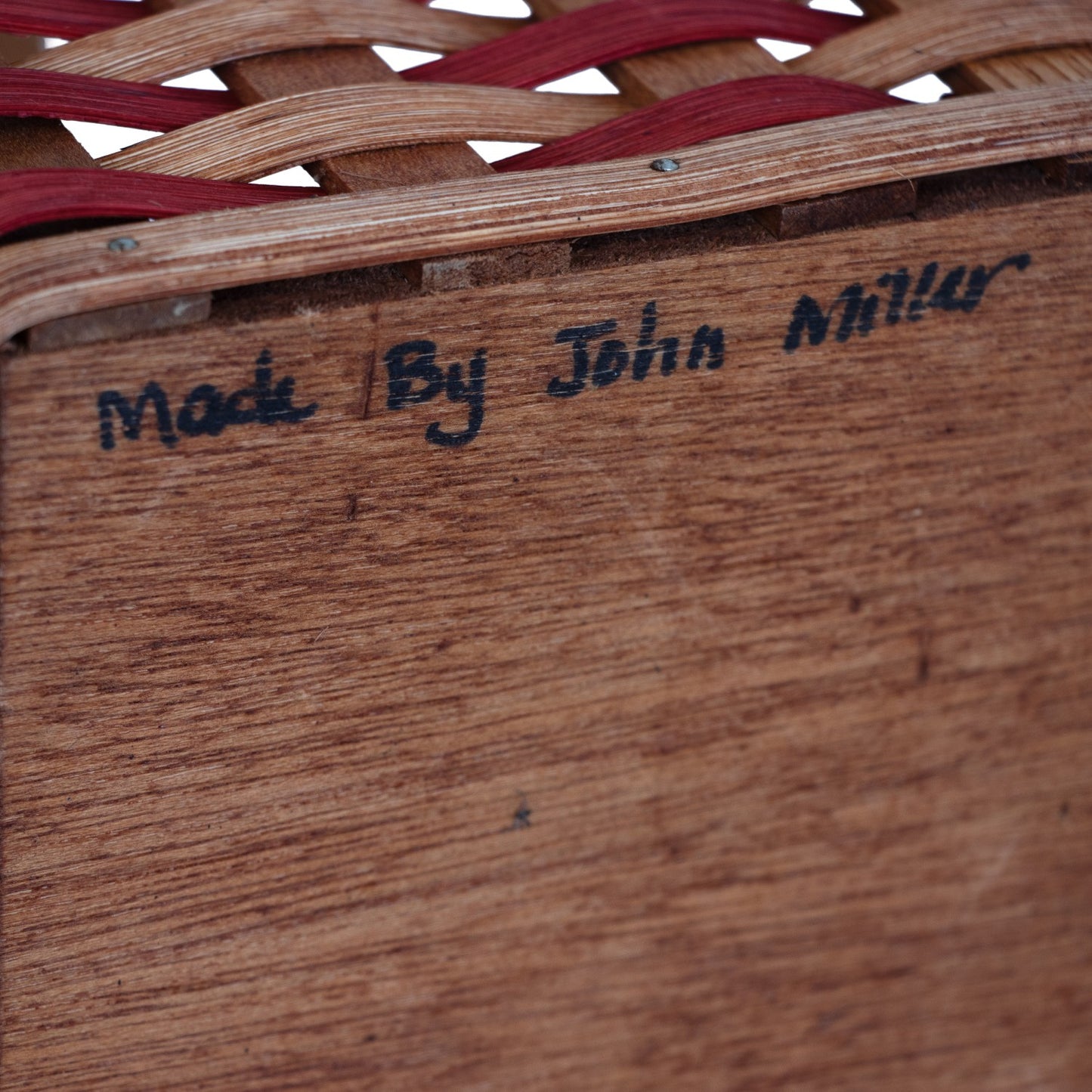 Handwoven Flag Basket - Amish Made