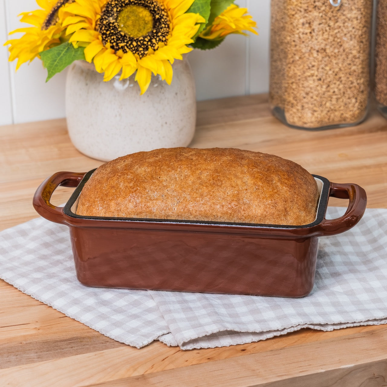 NutriMill Enameled Cast Iron Bread Pan