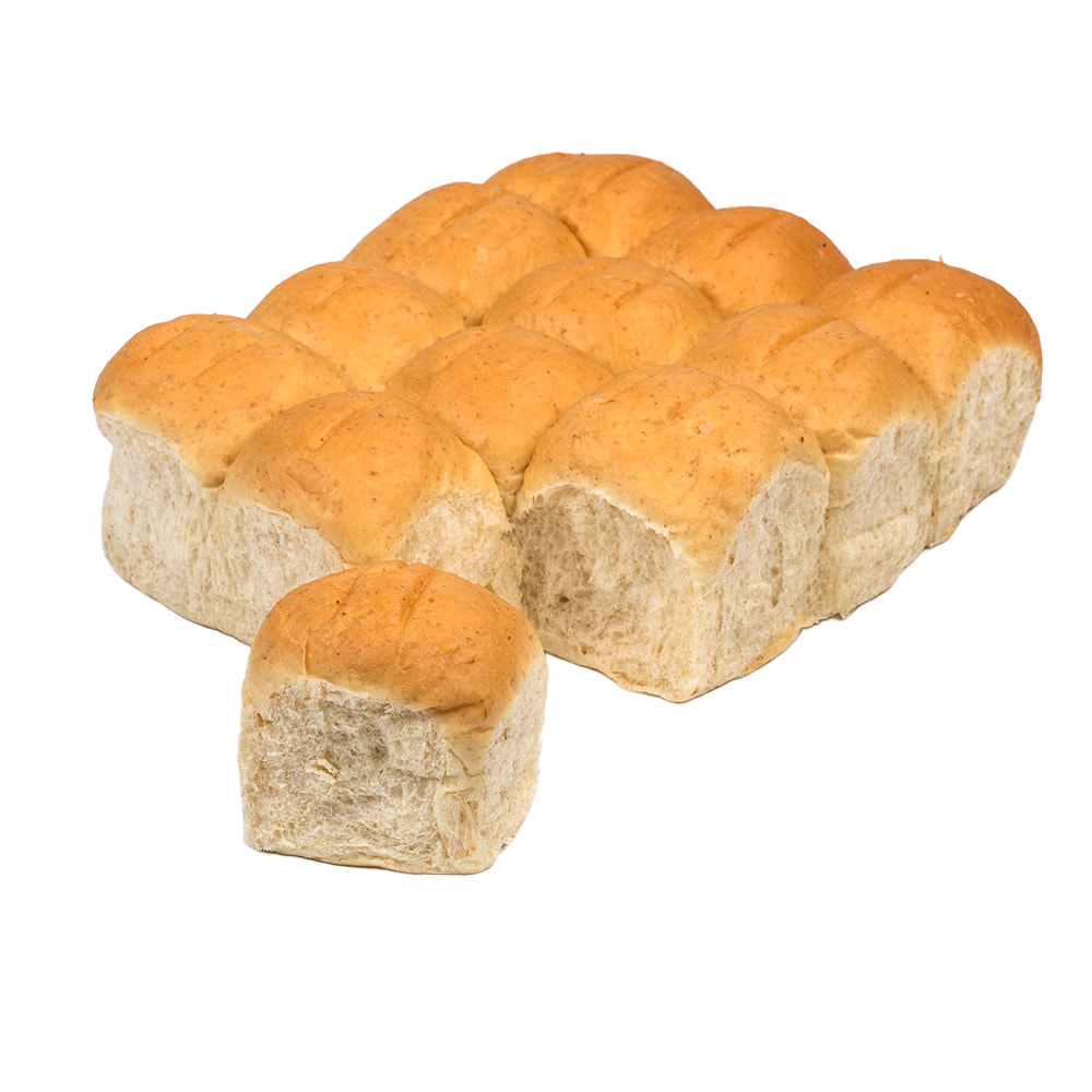 Pack of twelve soft, freshly baked Amish-style dinner rolls with a golden crust, handcrafted in USA, ideal for Kitchen & Food, Snacks and Sweets, USA Made, Best Sellers, Promo Eligible collections.
