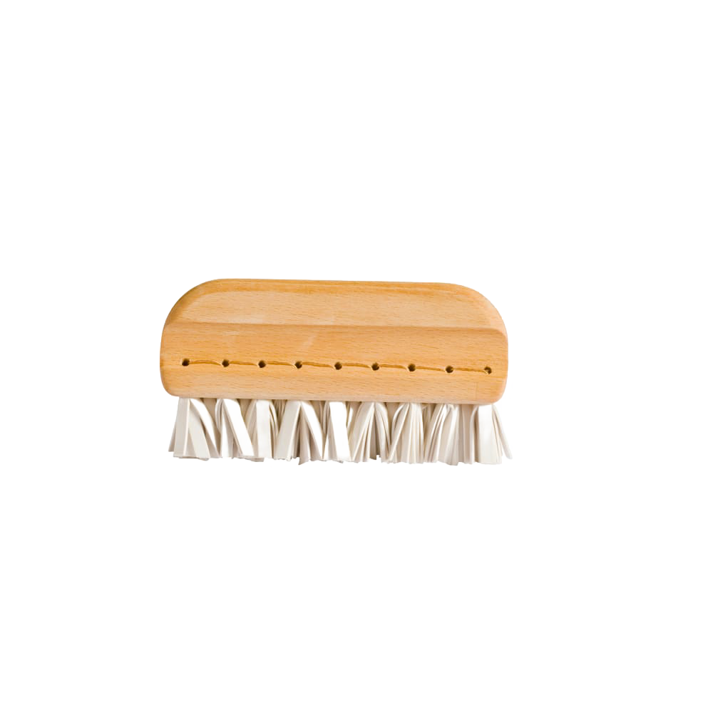 Handcrafted lint brush with a smooth wooden handle and durable bristles, designed for gentle removal of pet hair and lint from upholstery, featured in Home & Decor and Household Cleaning collections.