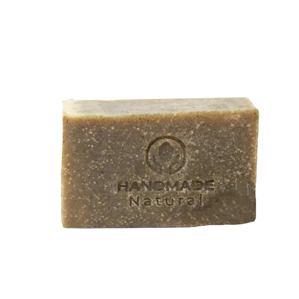 Handcrafted natural cleansing bar soap infused with neem, rich in organic virgin coconut oil, designed for gentle exfoliation and skin nourishment, featured in Health & Wellness and Soaps collections.