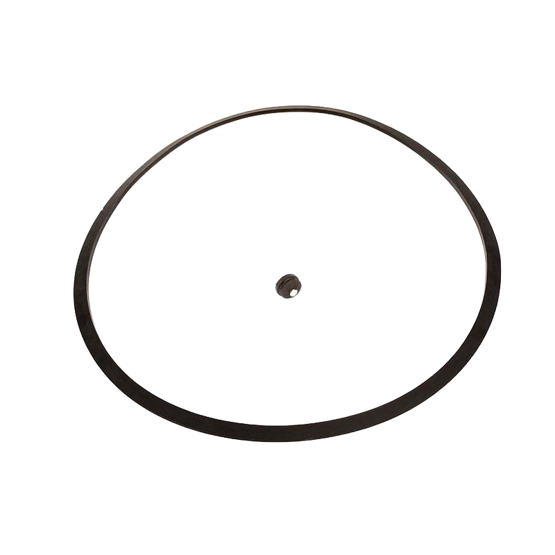 Flexible black sealing ring for pressure cookers, compatible with early Presto models, featured in kitchen, canning, and food preservation accessories collections.