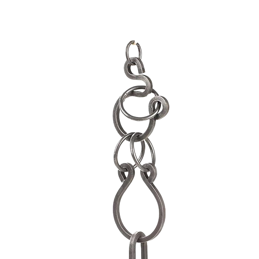 Handcrafted metal brain teaser puzzle featuring interconnected curved and circular links in a challenging design, made in USA, ideal for Toys, Books & Games, USA Made, Games and Puzzles, Best Sellers, and Promo Eligible collections.