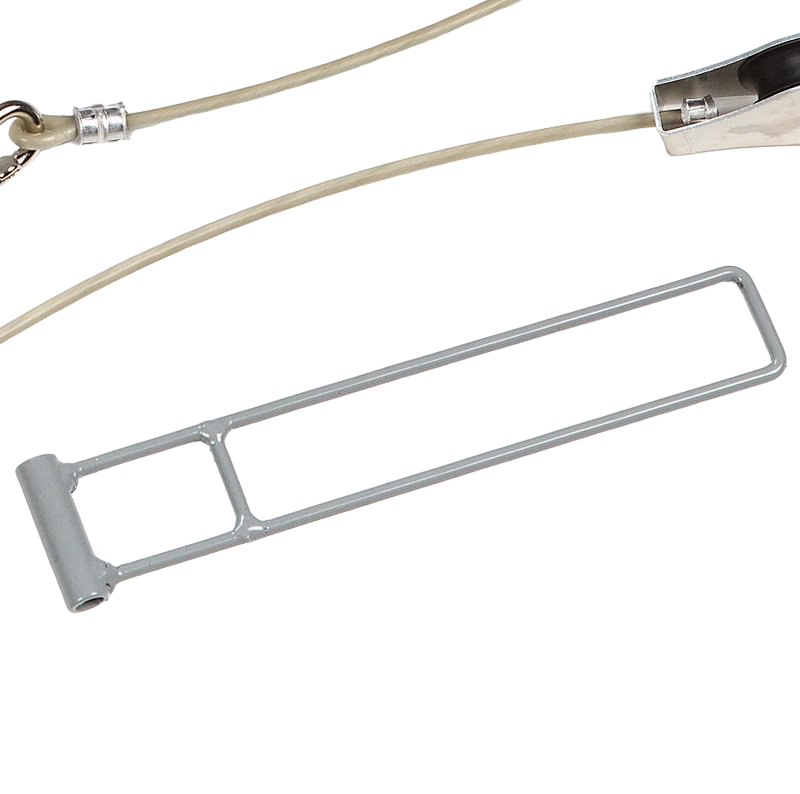 Handcrafted metal docking bracket designed to add spacers to clotheslines, made in USA, featured in Laundry Supplies, Clothesline Accessories, and Home & Decor collections.