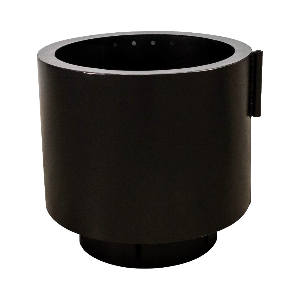 Heavy-duty steel fire pit insert designed to reduce smoke for comfortable backyard campfires, crafted in the USA and featured in Farm, Garden & Tool, Camping, and Best Sellers collections.