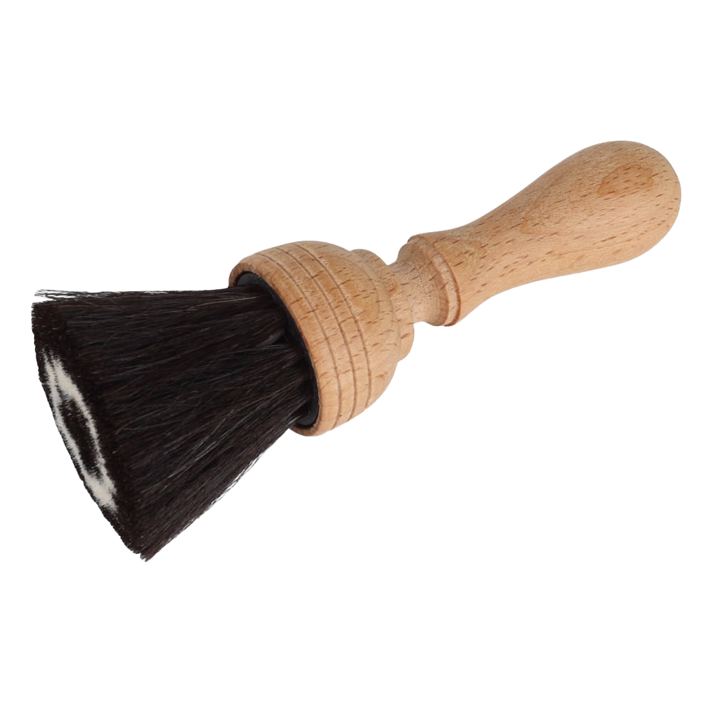 Handcrafted soft goat hair dust brush with smooth wooden handle, ideal for gently cleaning delicate surfaces, featured in Home & Decor, Household Cleaning, and Best Sellers collections.