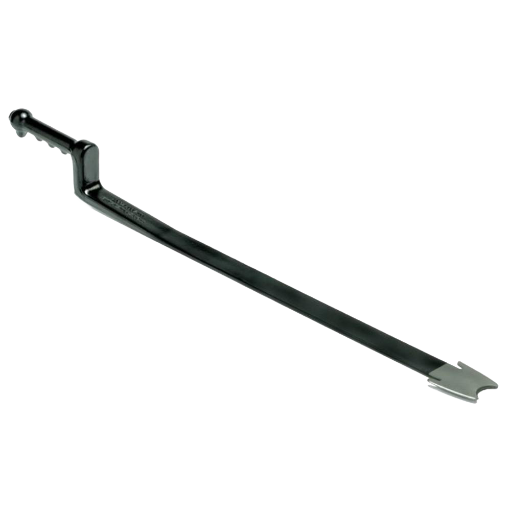 Durable one-piece forged slate ripper with flexible spring and angled handle, designed for removing shingles, featured in Farm, Garden & Tool, Hand Tools and Hardware, USA Made, and Best Sellers collections.
