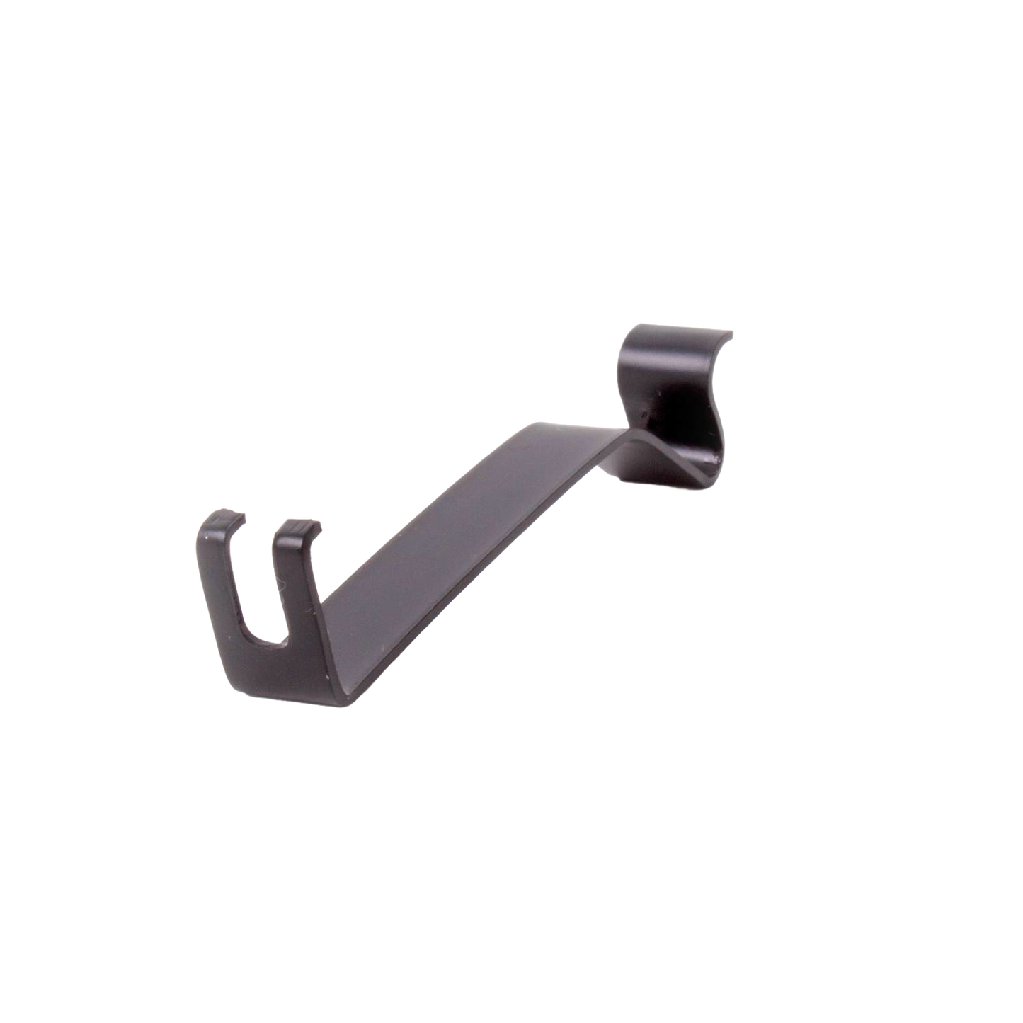 Single black steel spring mount clip crafted to fit H175 hanging lamp frames for securing 14-inch parchment shades, featured in Lamps & Lighting, Parts and Accessories, Shade Rings and Holders, Best Sellers, and Promo Eligible collections.