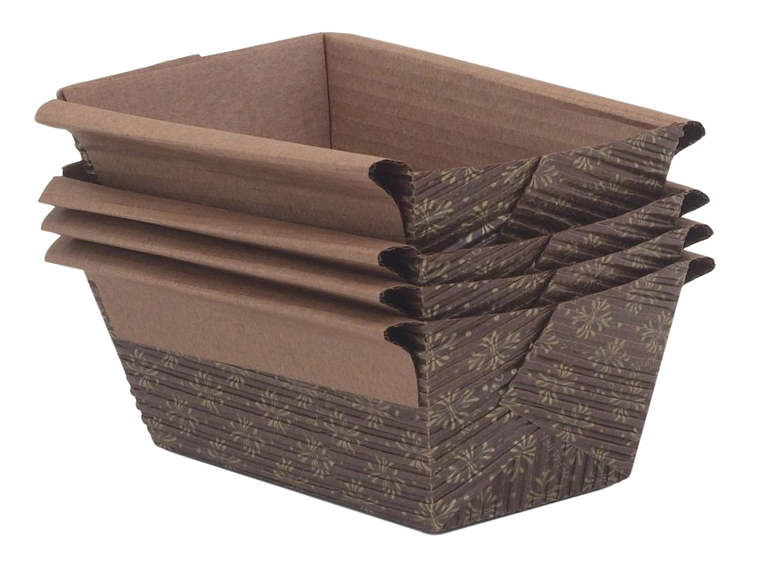 Paper Loaf Baking Pans - 5.25" x 3.5" (Set of 4)