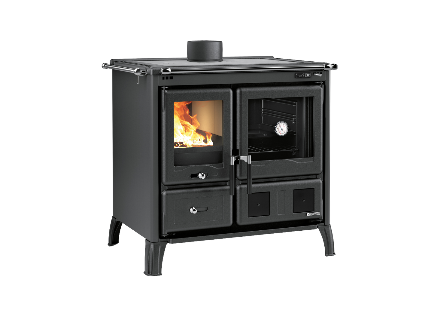 La Nordica Gardenia Steel Wood-Burning Cook Stove