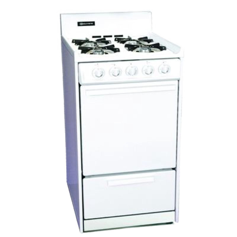 Handcrafted brown gas range with four burners and manual control knobs, made in USA, featured in Stoves, USA Made, Cookstoves, and Best Sellers collections for reliable cooking without electricity.