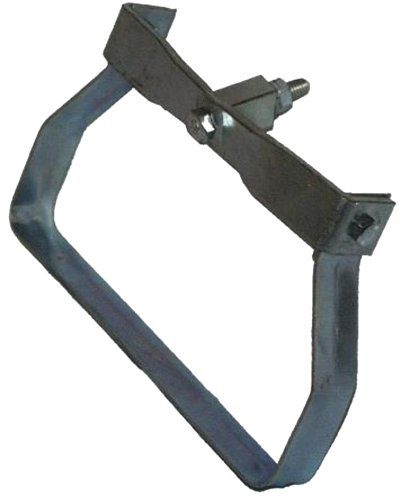Durable slicing hoe attachment made from tough steel with mounting hardware, designed to fit a high-wheel cultivator, ideal for Farm, Garden & Tool and Digging and Cultivating collections.