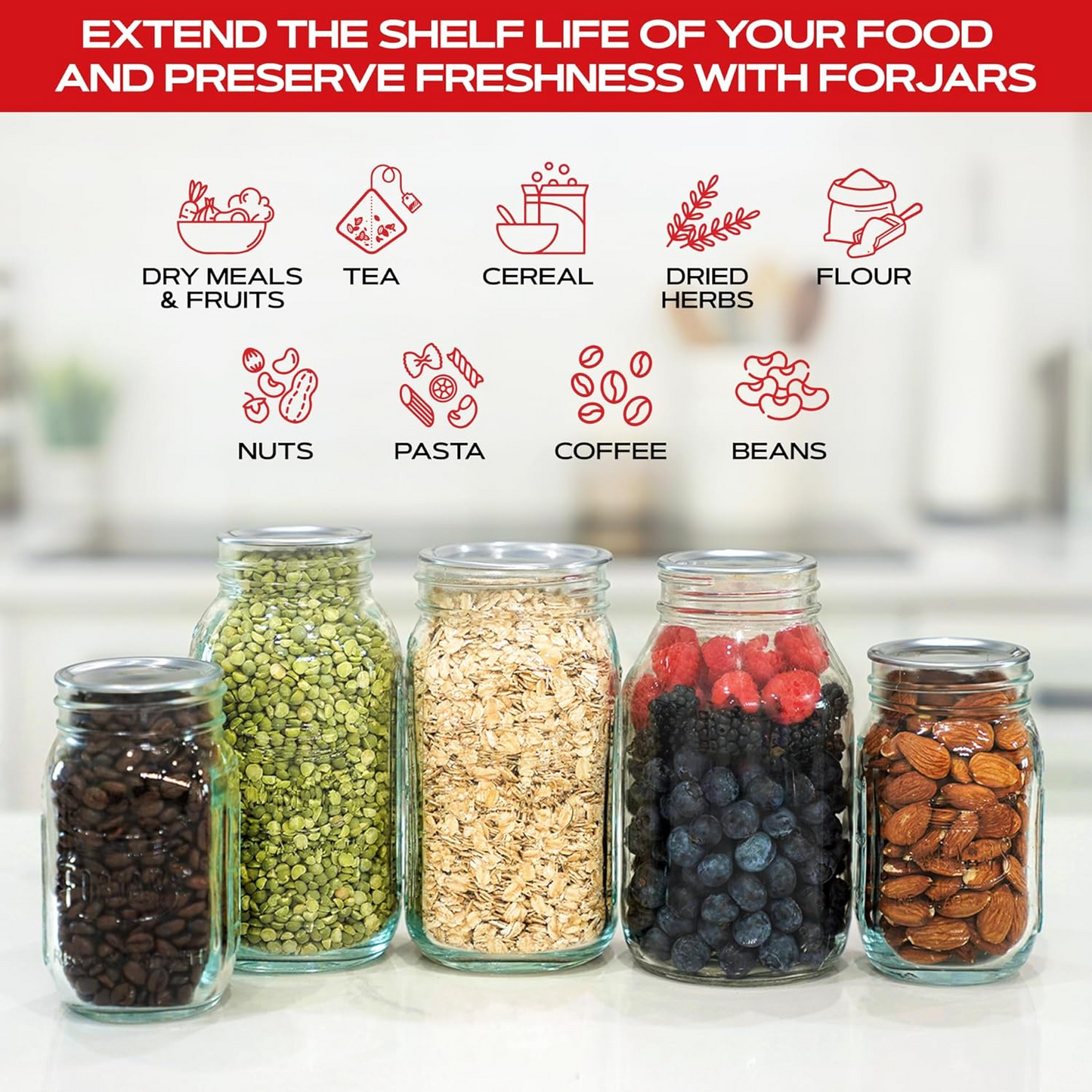 ForJars Vacuum Sealer Kit