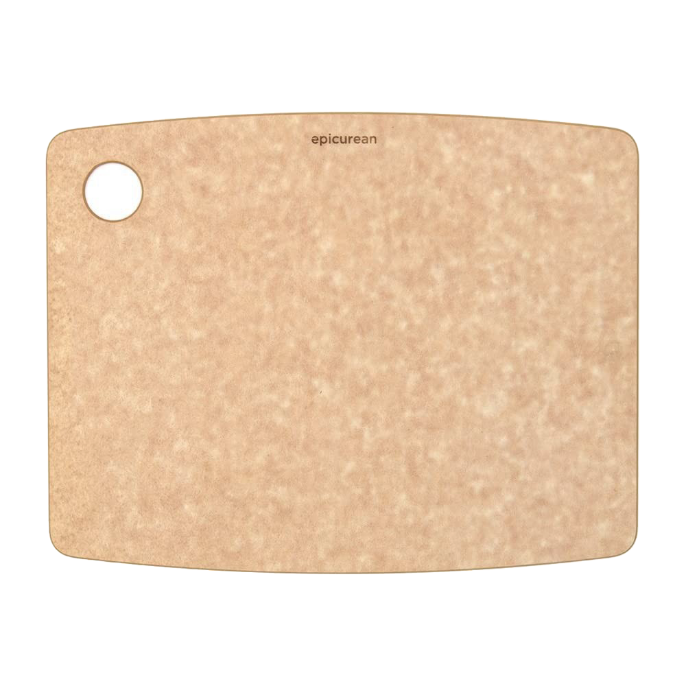 Lightweight, 1/4 inch thick Epicurean board with utility hanging hole, crafted from durable pressed paper, dishwasher safe, ideal for Kitchen & Food, Food Prep, Knives, Sharpeners and Cutting Boards, Best Sellers, and Promo Eligible collections.