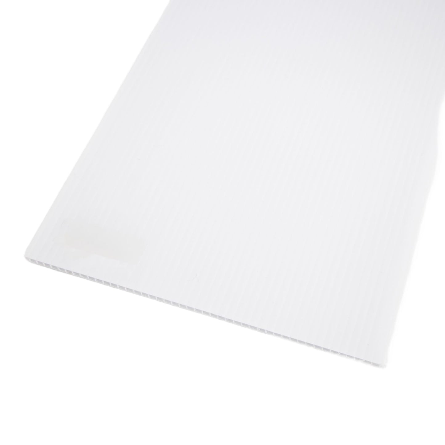 Handcrafted Amish-made white Coroplast debris board designed to slide easily into a 5-frame screen base, ideal for monitoring mites in beekeeping and farm tool collections.