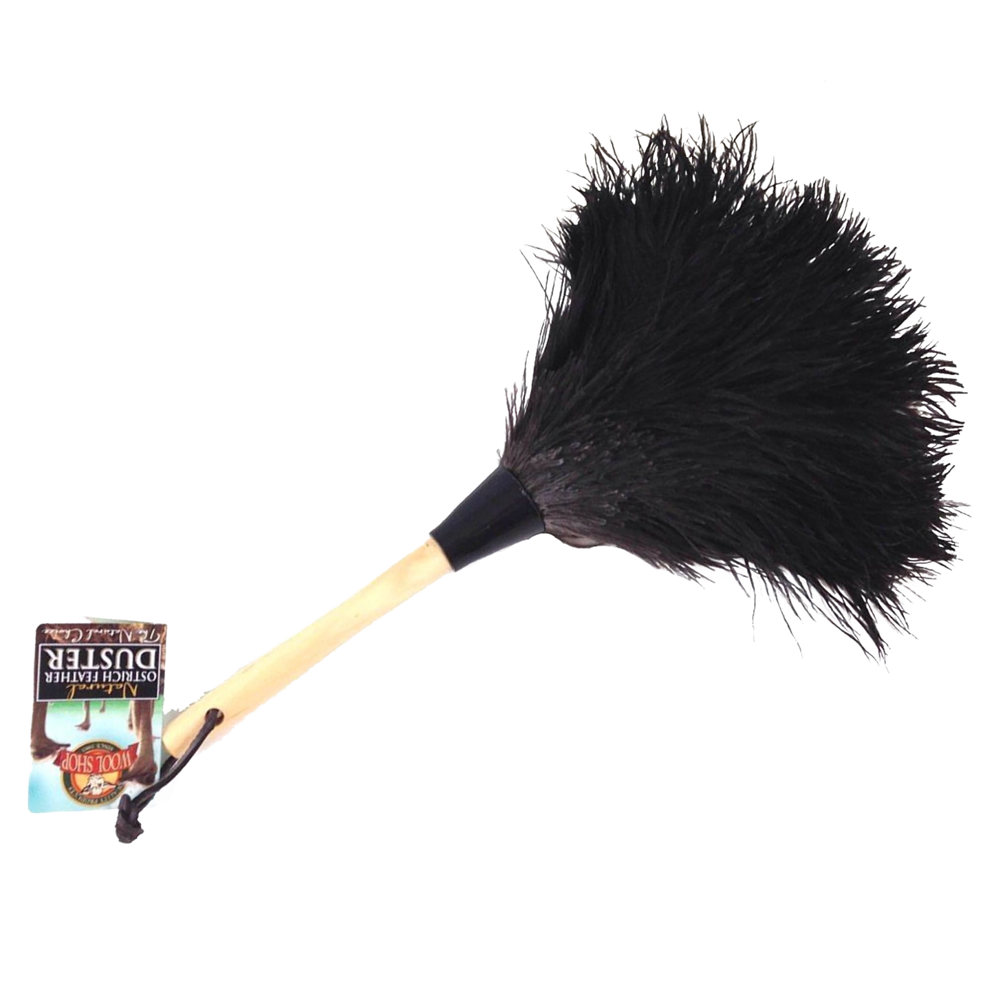 Handcrafted 13-inch ostrich feather duster with soft, dense filaments for effective dust trapping, ideal for Home & Decor, Household Cleaning, Gadgets, and Best Sellers collections.