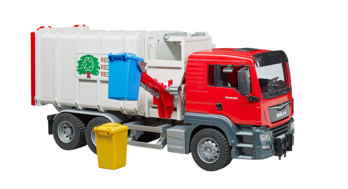 Bruder Toys Man Tgs Side Loading Garbage Truck