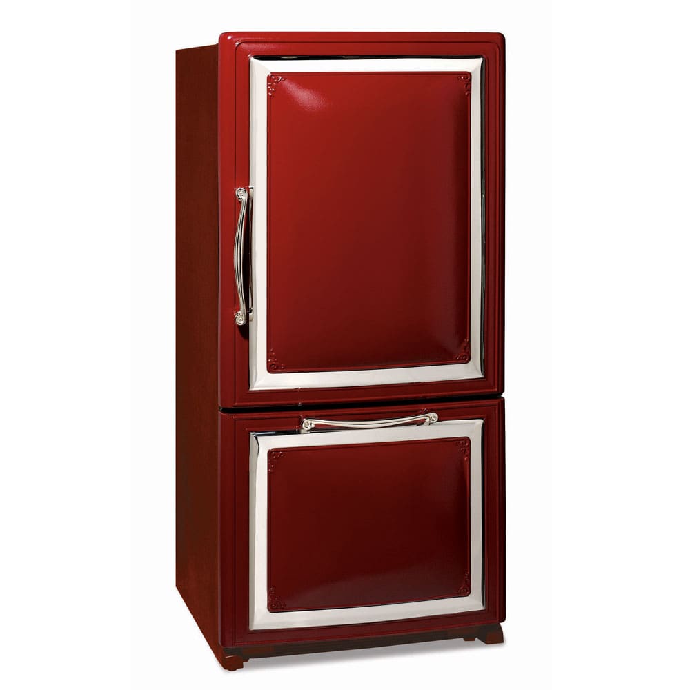 Red refrigerator