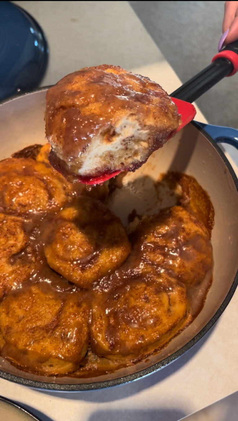 The Ultimate Fall Recipe: Dutch Oven Apple Butter Cinnamon Rolls
