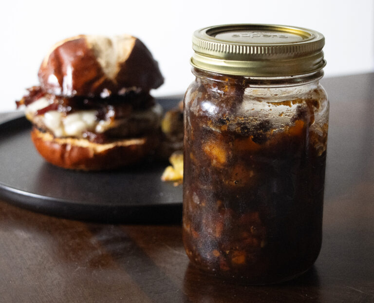 Peach Bacon Jam: Jazz up Any Burger or Meal
