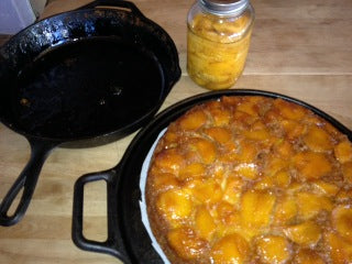 Gluten-Free Peach Cake Cooks Up in Cast Iron