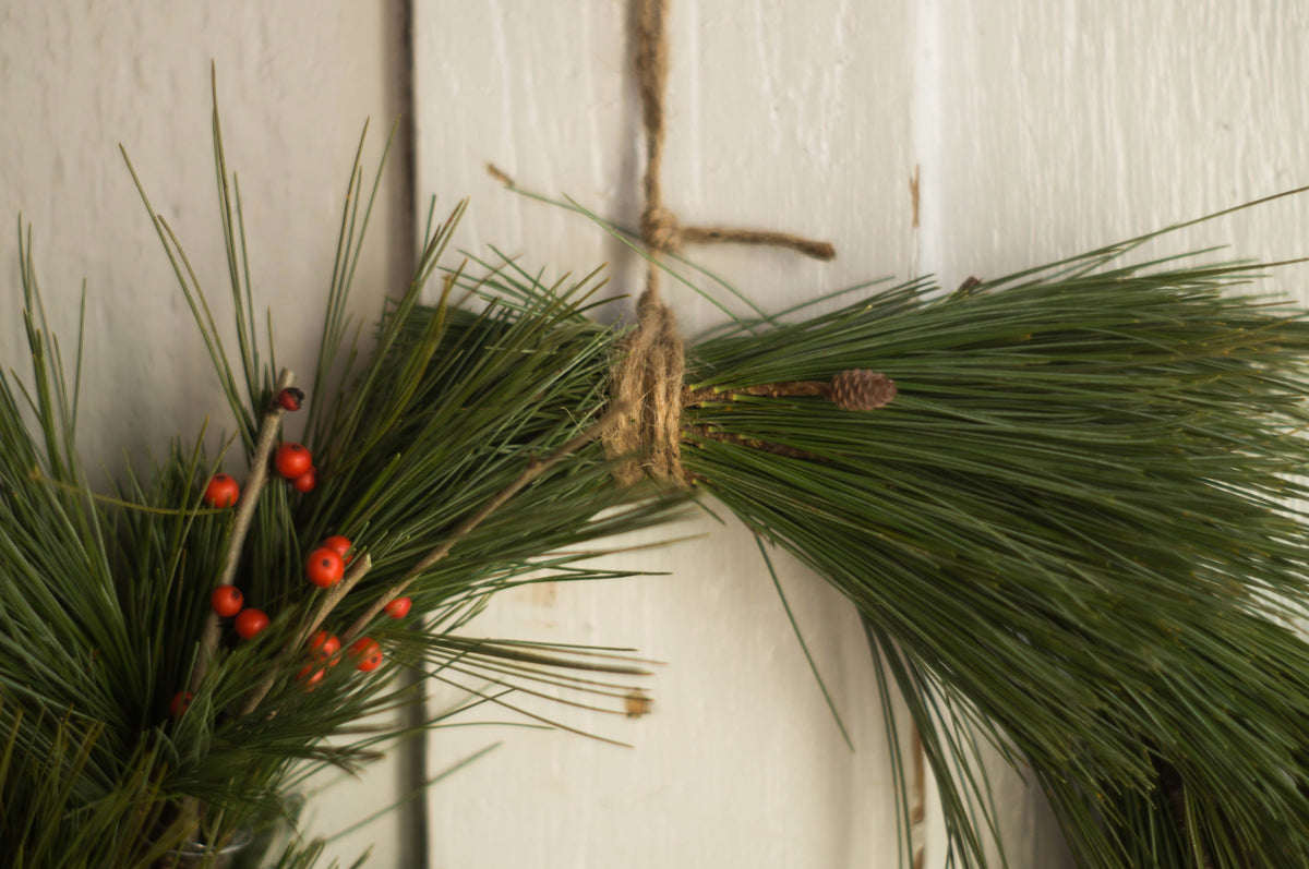 A Simple How-To: Making A Winter Wreath