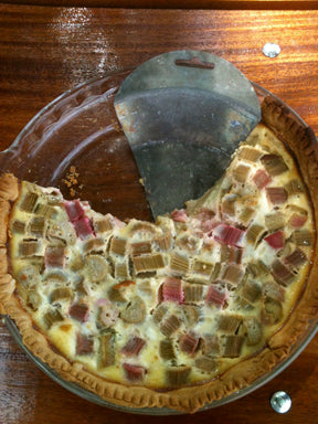 Grandma Norma's Rhubarb Custard Pie