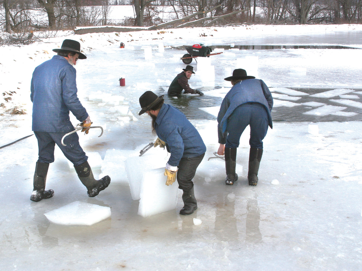 Harvesting Ice In Amish Country