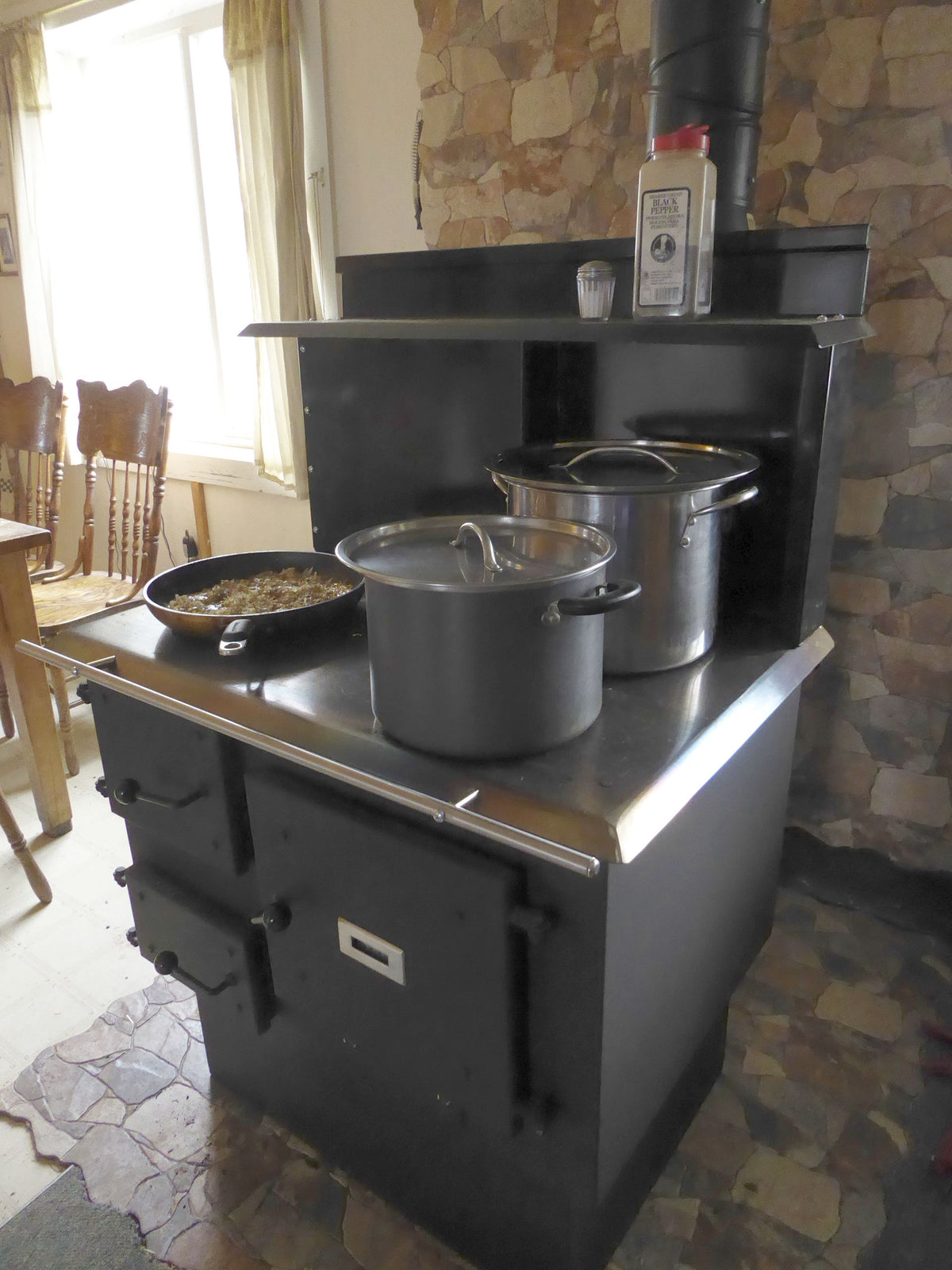 The Ultimate Multi-Purpose Tool:  A Baker’s Choice Wood Cookstove