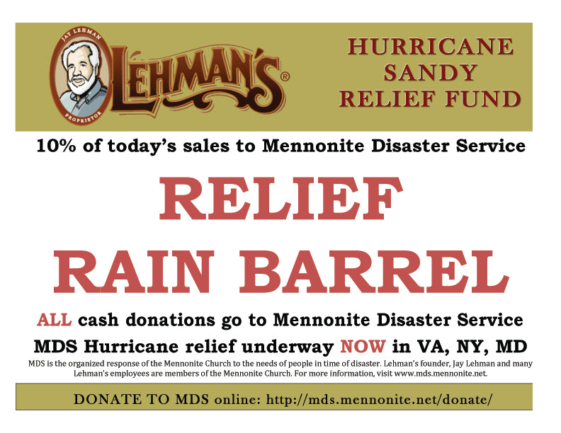 Help Out With Hurricane Relief At Kidron Or Online