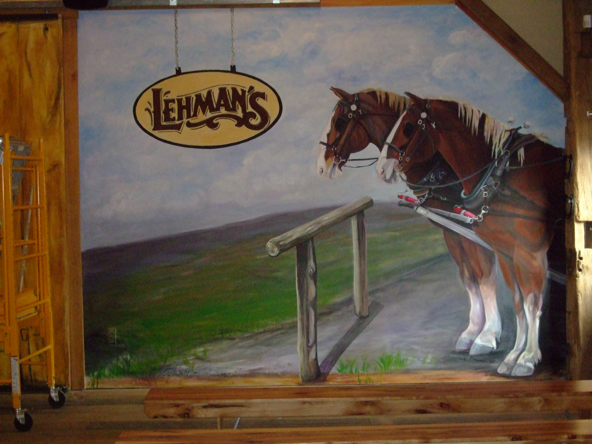 Hitching Post Mural Finished!
