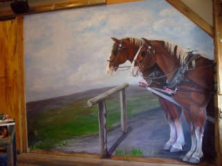 Hitching Post Mural Update