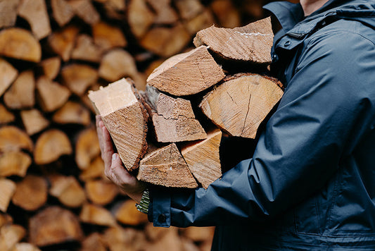 Splitting Wood By Hand