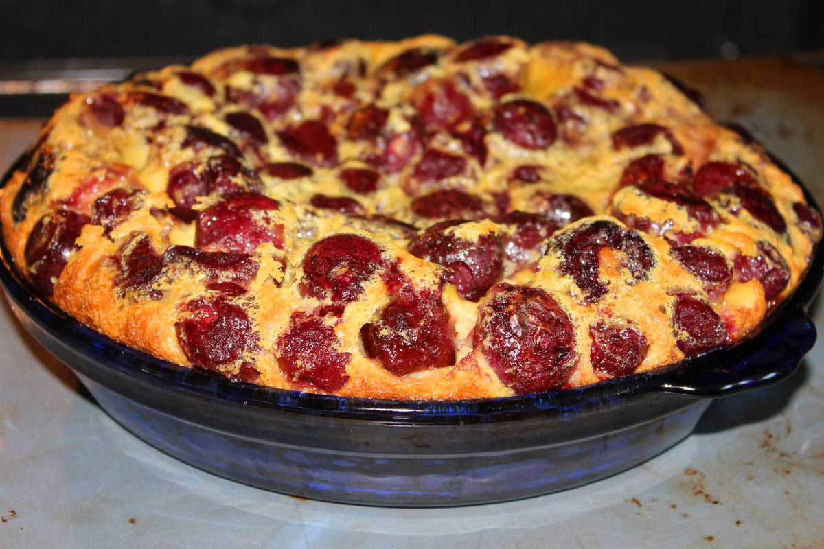 It's Cherry Season! Summer Fruit Clafoutis Recipe