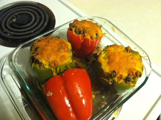 Quinoa Stuffed Peppers Answer to New Cook's Prayers
