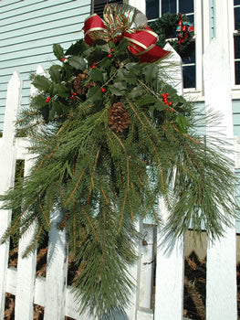 Evergreen Swag: Deck Out Your Door (for cheap)!