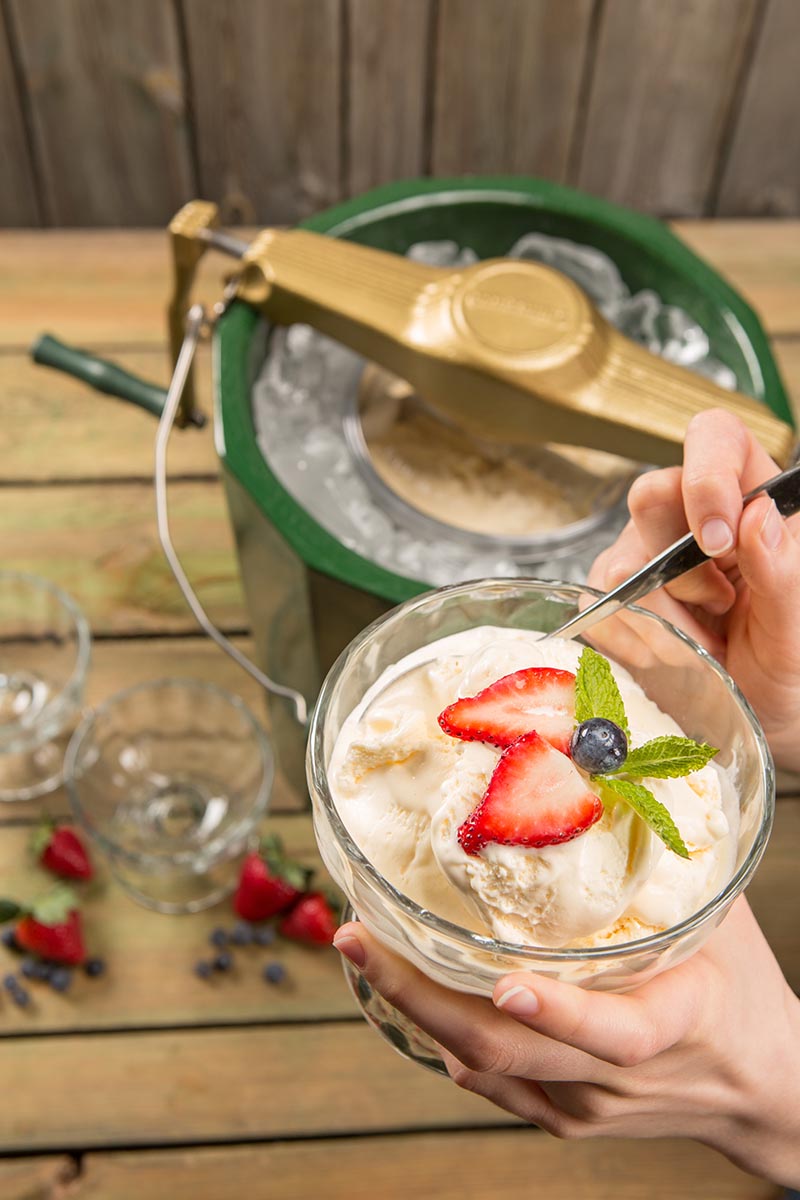 Secret to the BEST ice cream? Get crankin'