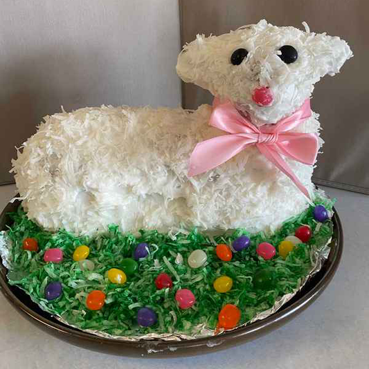 Easter Lamb Cake, The Next Generation