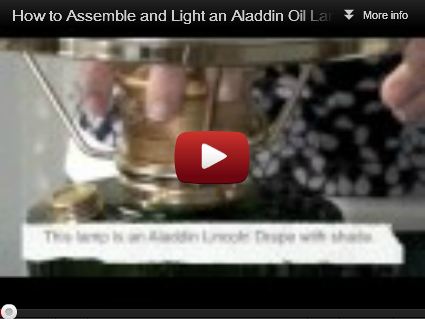 How to Assemble and Light an Aladdin Oil Lamp