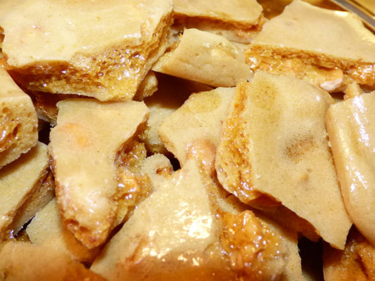 A Homemade Valentine: Cast Iron Skillet Peanut Brittle