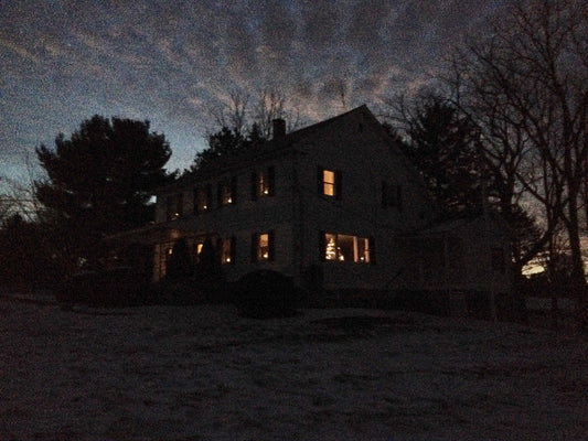 Winter In An Old Farmhouse