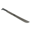 Garden machete with a sharp tempered steel blade and sturdy polymer handle secured by four brass rivets, designed for efficient yard work in farm and garden tool collections.