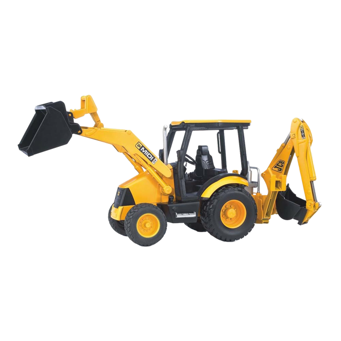 Bruder Toys JCB MIDI CX Backhoe Loader - 1:16 Scale