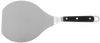 Extra wide stainless steel spatula with triple-riveted black handle and angled design for better control, ideal for Kitchen & Food, Kitchen Gadgets, Storage and Serving, and Best Sellers collections.