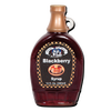 Bottle of handcrafted blackberry syrup in a glass jar with gold cap, made in USA, ideal for Kitchen & Food, Pantry, USA Made, Best Sellers, and Promo Eligible collections.