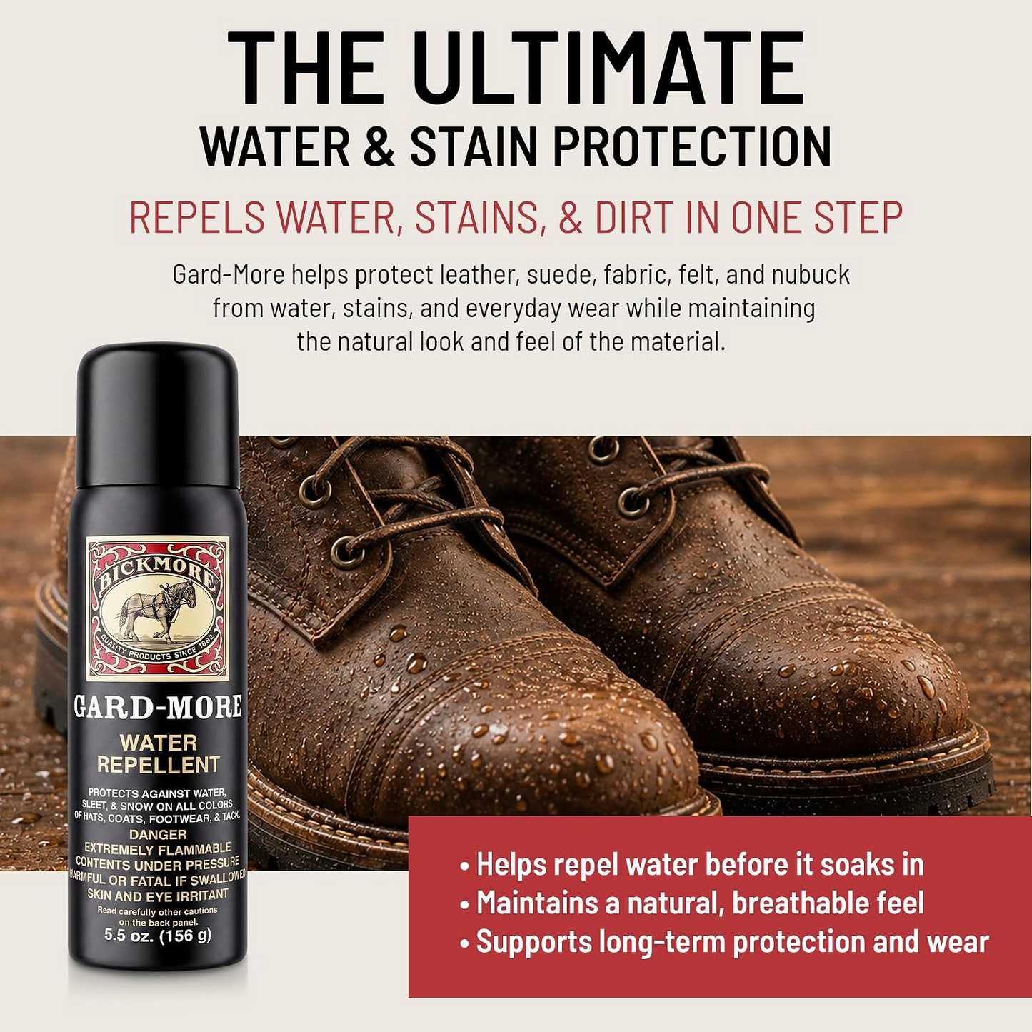 Bickmore Gard-More Water & Stain Repellent Aerosol